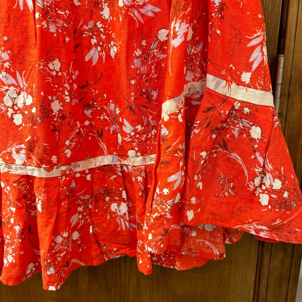 NWT free people All Mine dress in cherry combo, size large - Picture 3 of 11